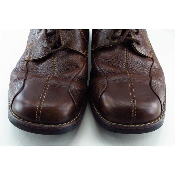 DOCKERS Derby Oxfords Brown Leather Men Shoes Size 8‎ Medium main image 7